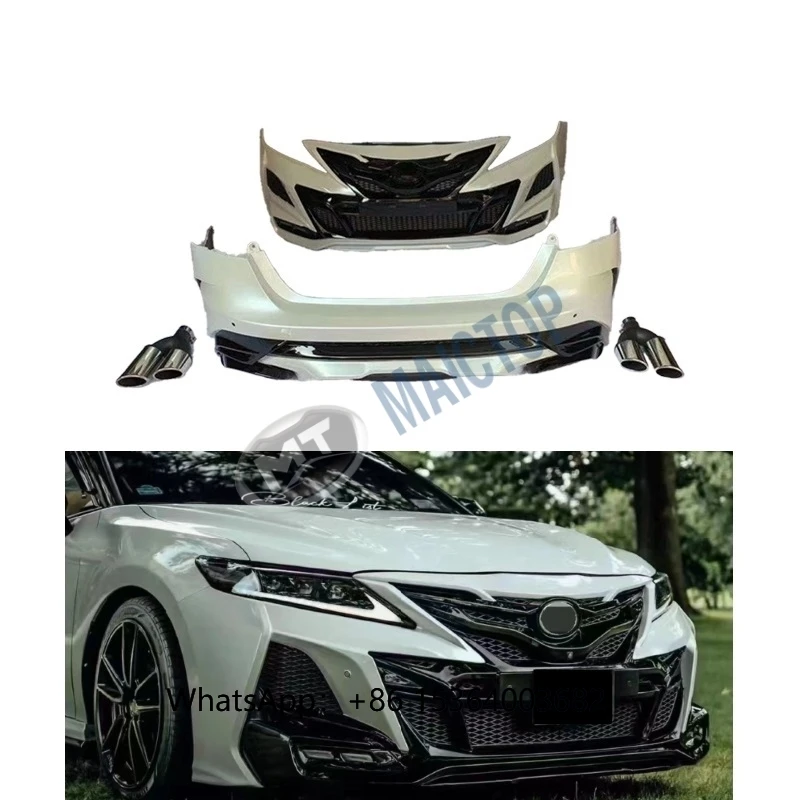 

Maictop Car Accessories Facelift Front Rear Bumper Grille Bodykit 2018-2020 Modified to Kahn Body Kits Auto Parts