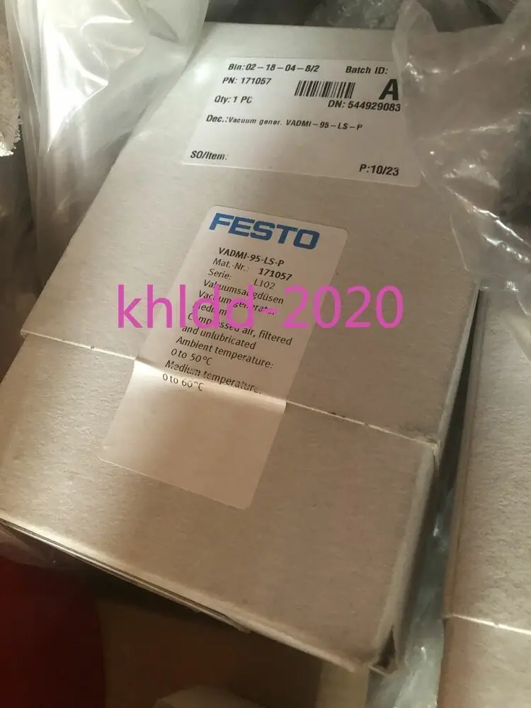 Festo VADMI-95-LS-P 171057 Vacuum Generator New One VADMI95LSP