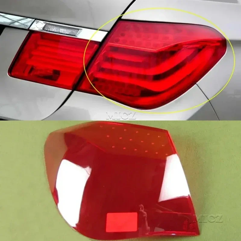 For BMW 7 Series F02 Rear Outer Tail Lamp Cover Brake Lights Shell Replace Original Lampshade 2009 2010 2011 2012 2013 2014 2015