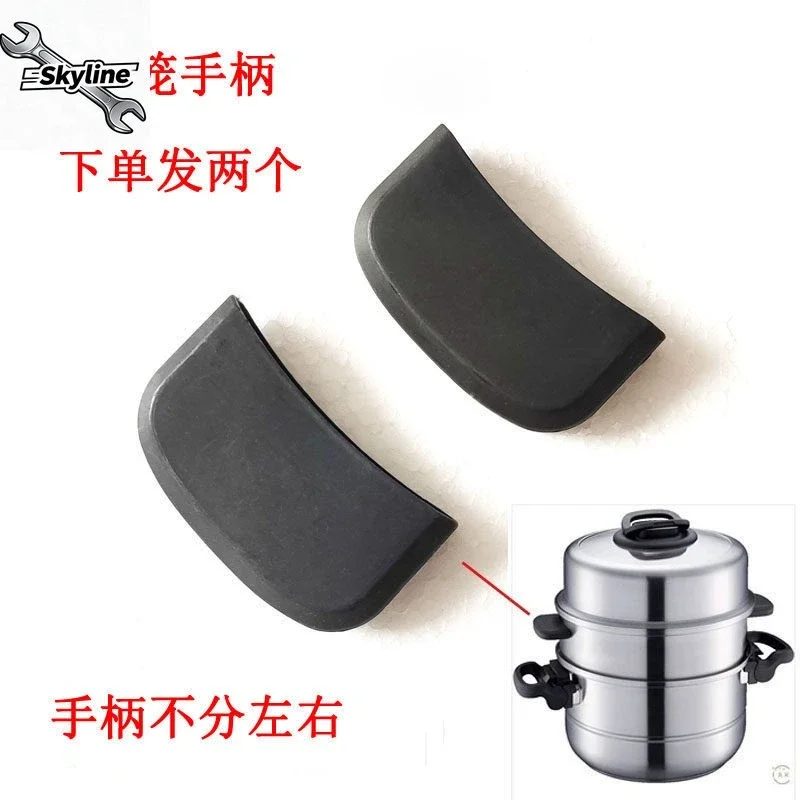 Multi-function Steamer Accessory Kit, Cookware Handle, Lid Fastener & Steam Grate For Stainless Steel Food Steamer