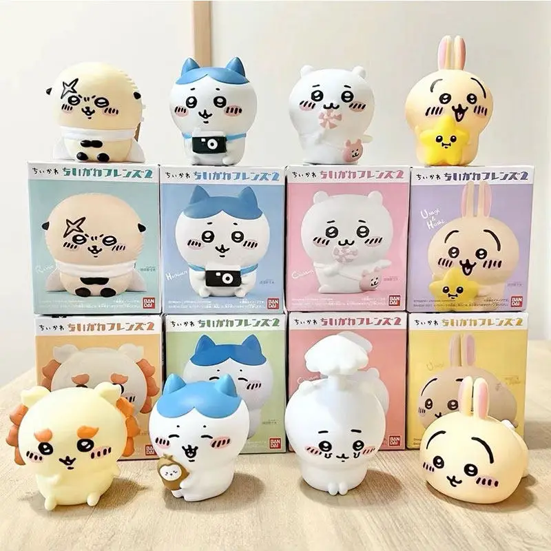 Japanische Jiyi Cartoon My Friends 2 Serie Figuren Usagi Hachiware Foto Momonga Lebensmittel Spielzeug Figuren Ornamente Geschenk