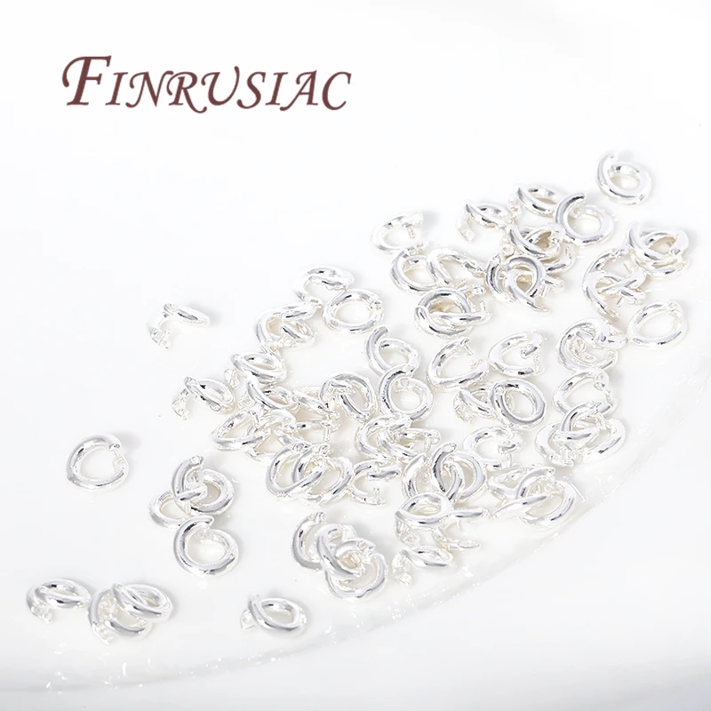 10-30 Teile/los 5,5/7,5mm Single Loop Offene Biegeringe 18K Gold Überzogene Spaltringe Anschlüsse Für Schmuck Machen, Findings Für DIY – Detail 10