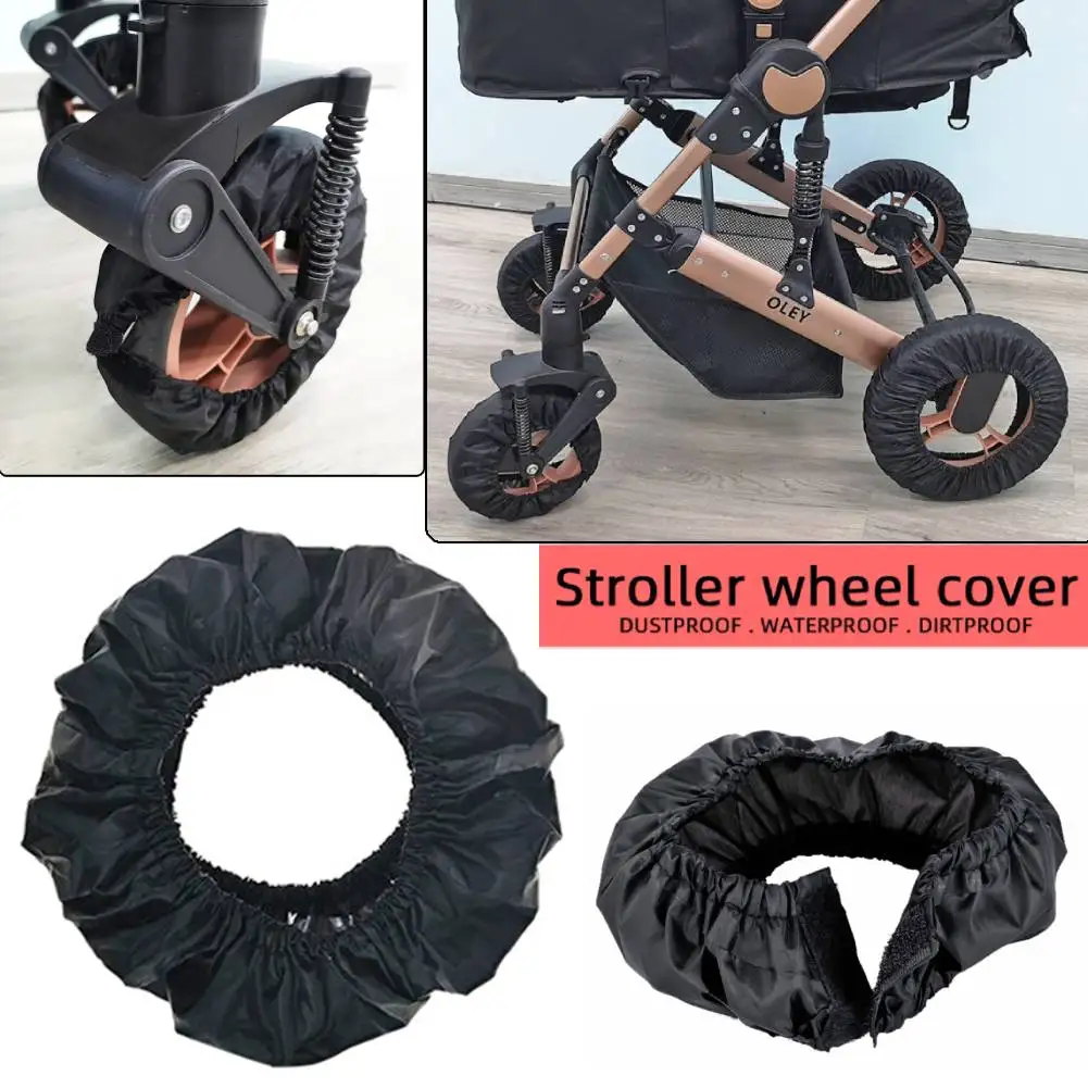 

Baby Kids Stroller Wheel Cover Baby Stroller Wheel Cover Dustproof Wheelchair Tire Protective Accessory