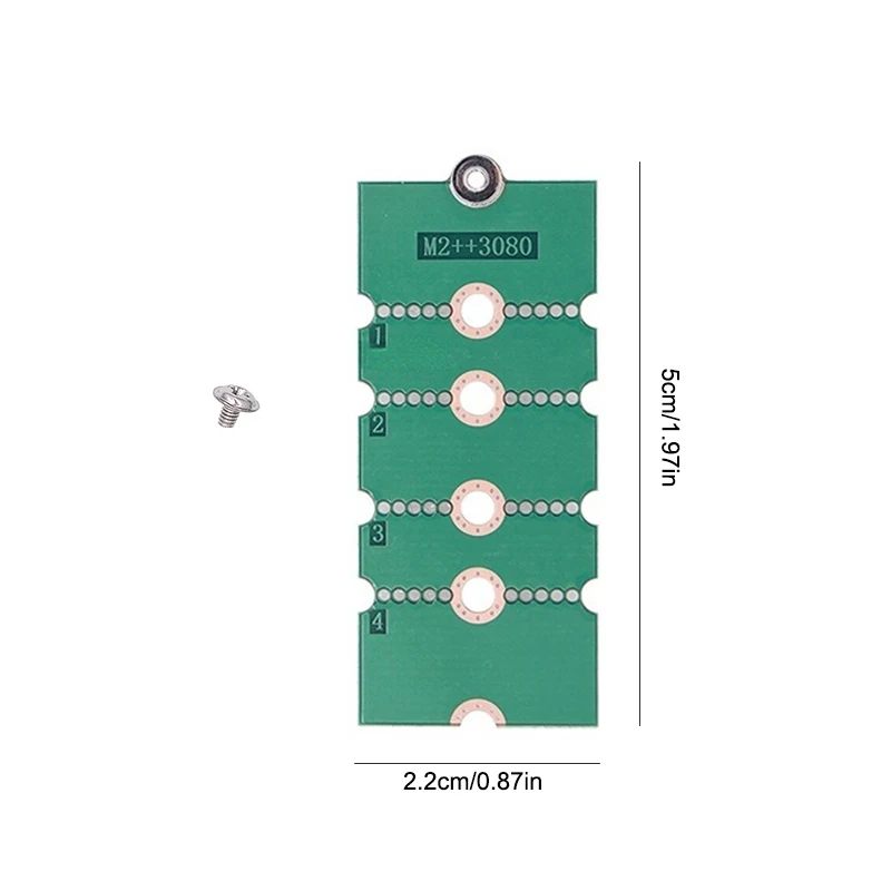 M.2การ์ดอะแดปเตอร์ SSD 2230/2242/2260เป็น2280โอนบัตรแร็คต่อขยายอเนกประสงค์บอร์ดแปลงไรเซอร์การ์ดการ์ด