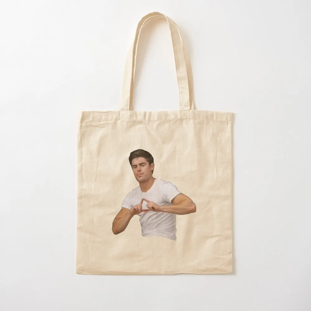 Zac Efron Tri Delta Tote Bag Women bags shopper bag woman Women's beach bags Canvas Tote Bag