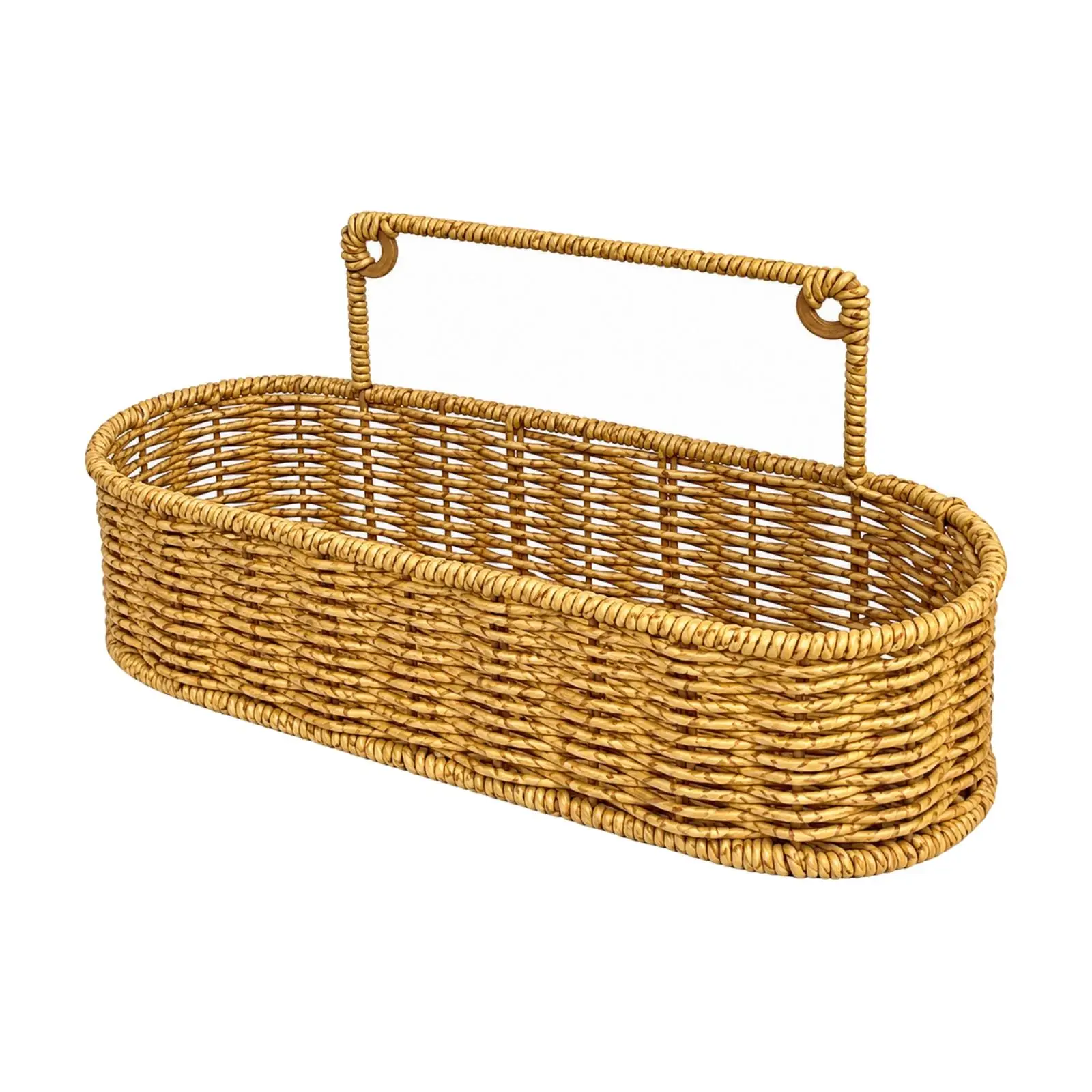 Compact Braided Storage Basket for Kitchen Pantry Organization with Open Design for Easy Access to Daily Items