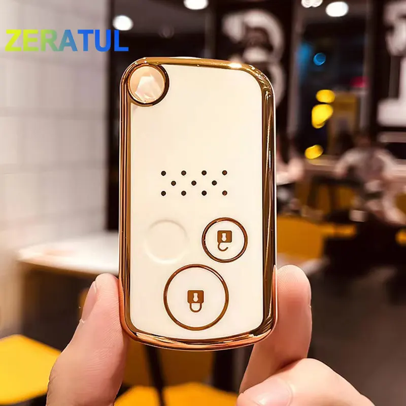 السيارات قذيفة فوب لهوندا أكورد سيفيك CRV صالح المكوك تحرر سبايك الهجين Stepwgn Spada سيارة حافظة مفاتيح عن بعد غطاء الملحقات