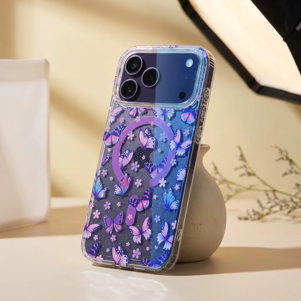 Modische Glitzer-Gradienten-Ha – Gradient Color Case Bewertung und Preis