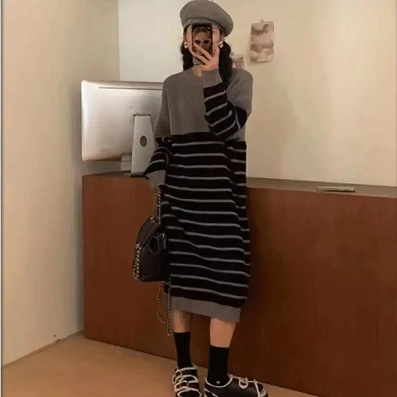 

Mid-Long Cardigans Thick Womens Summer Button-Up Pockets Sleeveless Drawstring Collared Print Spliced Bohemian Plush Linen Daily