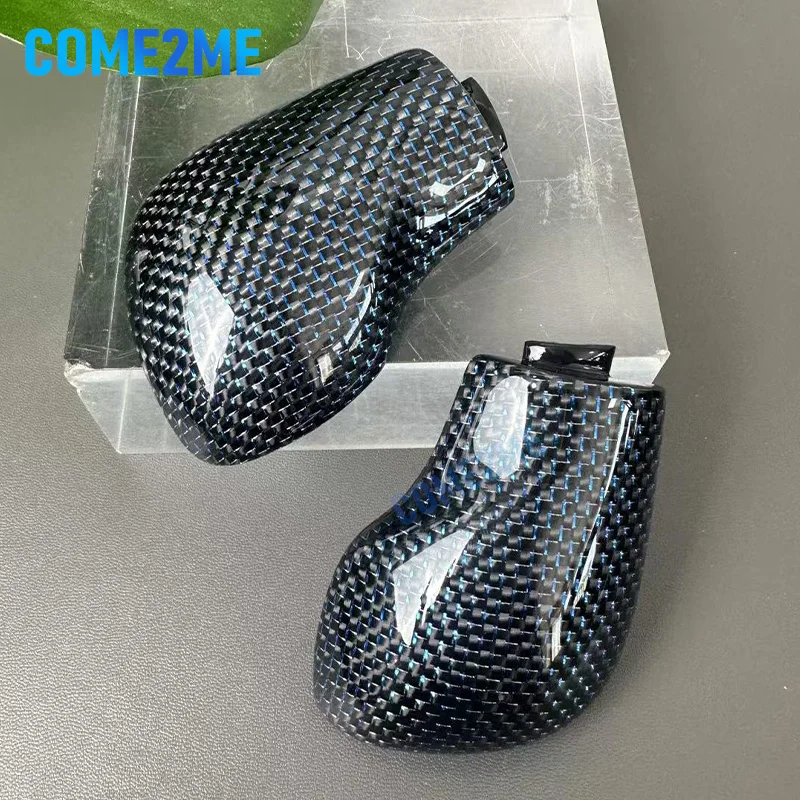 

For Volkswagen Golf 7 GTI DSG shift lever cover, shift decoration, carbon fiber forging, blue foil, red foil, upgraded and modif