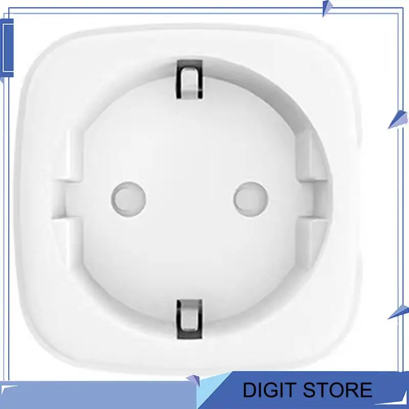 DIGIT-Ewelink Wifi Smart Socket With Power Monitoring Smart Plug Voice Control Work EU Plug