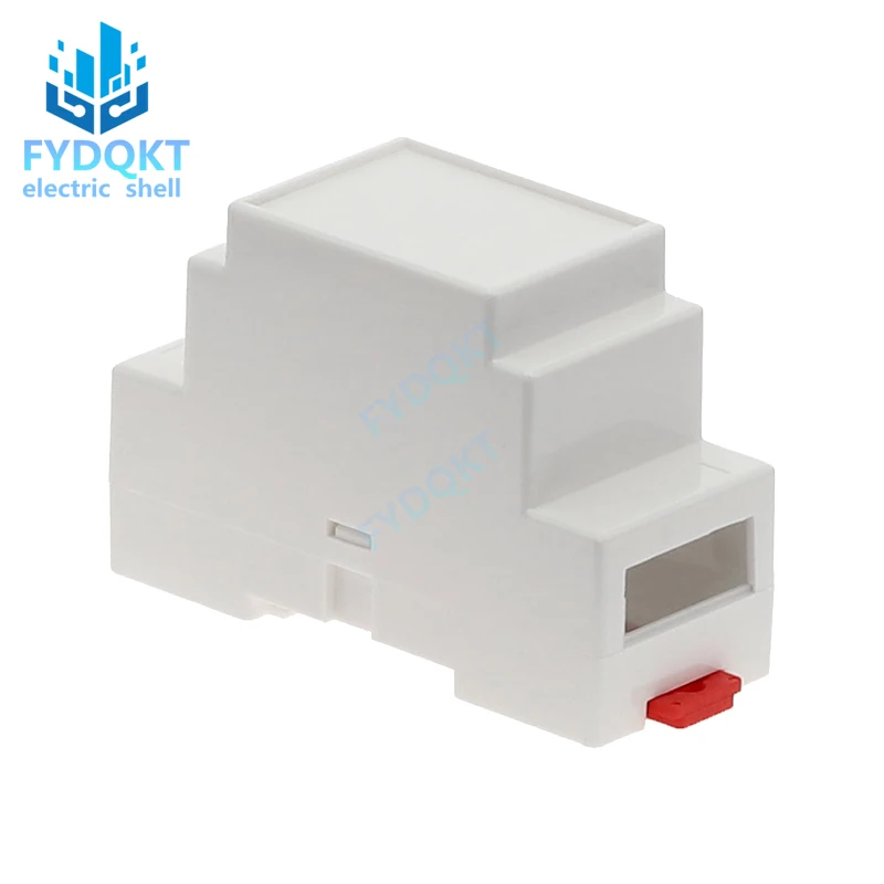 1PC  35-Rail Mounting Instrument Housing 88x37x59mm DIN Rail PLC Junction Box Plastic Electronics Shell Project Case 4-01