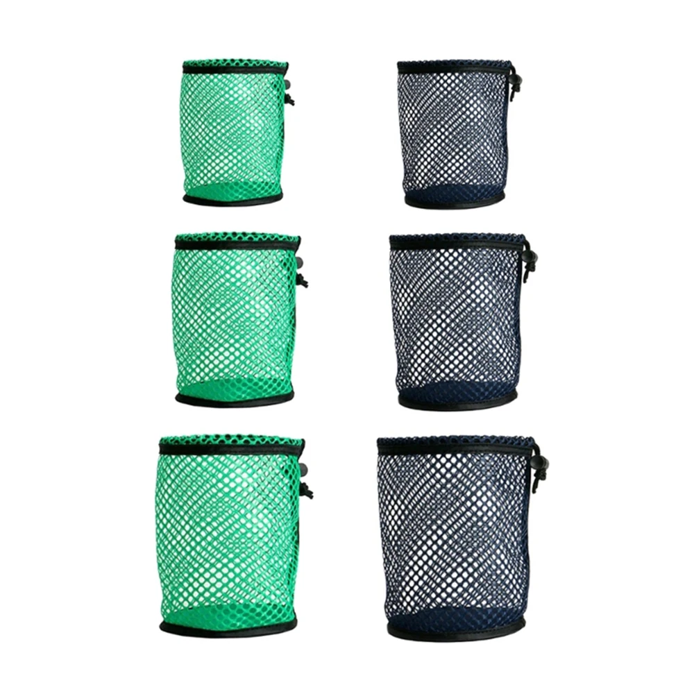 Empty High-quality Nylon Golf Mesh Bag Golf Balls Storage Mesh Net Drawstring Pouch,Large Capacity Can Hold 15/25/50Pcs Balls