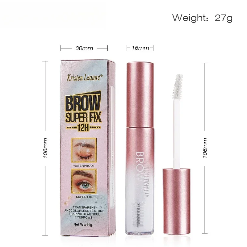 Sérum nourrissant rehausseur de cils et de sourcils, 1 pièce, naturel, nourrissant et nourrissant, réparation de Base de cils, naturel Transparent