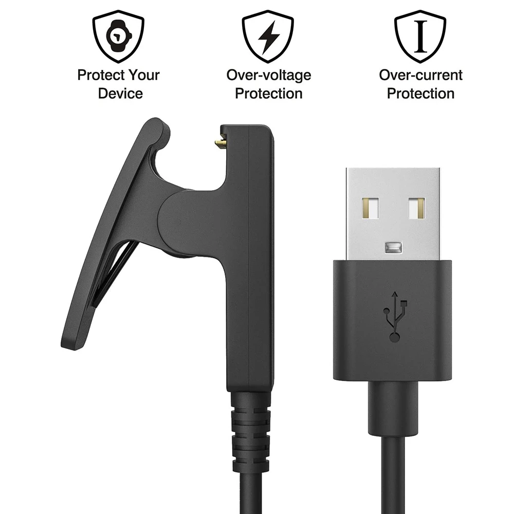 USB Fast Charging Cable Adapter Charger For Garmin Lily Forerunner 30 35 35J 230 235 630 645 735XT Vivomove HR Approach S20