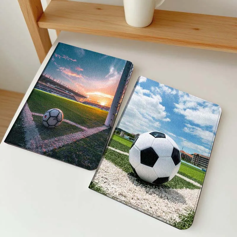 

Black White Soccer Ball For Samsung Galaxy Tab A7 A A8 A9 A11 S6 S11 10.1 10.4 10.5 Inch Lite PLus Soft Tablet Case Gift