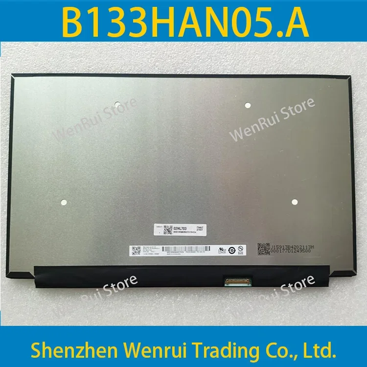 Fhd Edp B133han05.a 30pin para Lenovo Thinkpad X390 X395 X13 Display Lcd Tela Fru 02hl703 02hl704 02hl705 02hl709 13.3