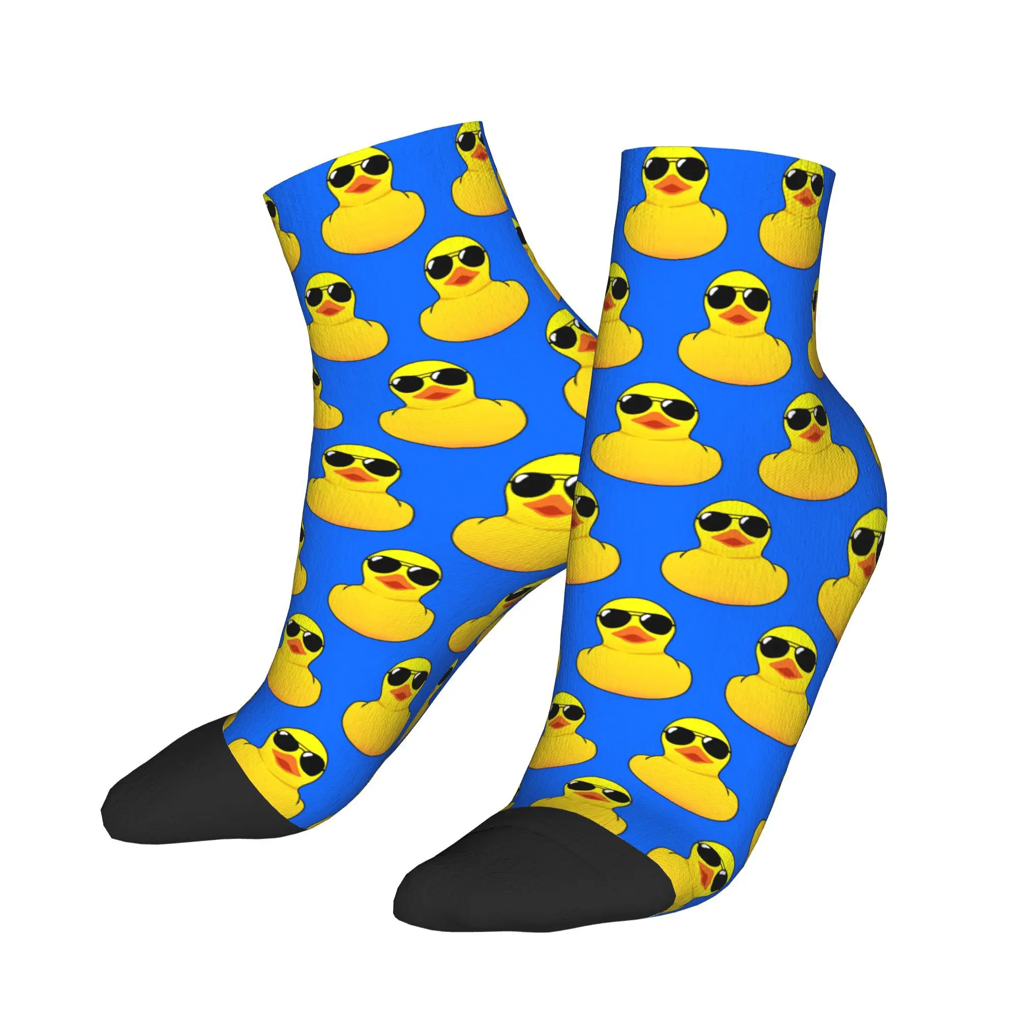 

Cool Rubber Duck Ankle Socks Women Men Soft Korean Sock Autumn Running Anti Bacterial Design Socks Birthday Present