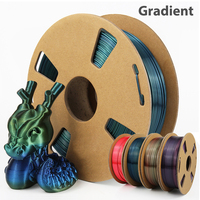 250g Two-tone color 3D Printer Filament 1.75mm Silk PLA Double Color Gradient Dual Colors Silky Bicolor 3D Printing Materials