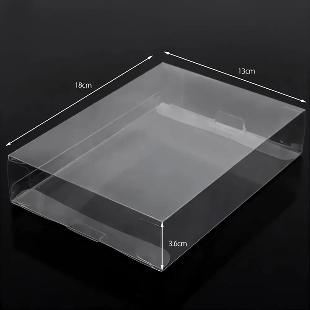 5 Clear Case Sleeve Protector for Nintendo N64/SNES Games Cartridge Box Protector(Set of 5)