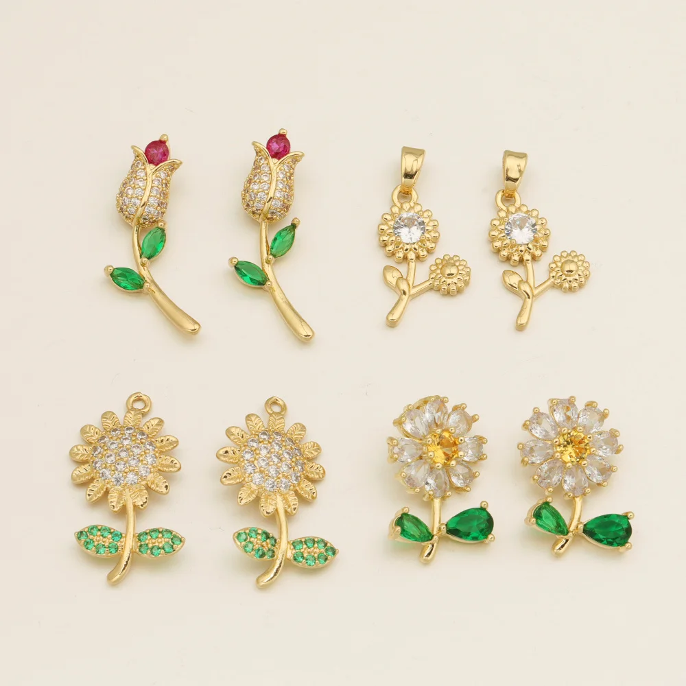 

Cordial Design 40Pcs Necklace Accessories/CZ Rhinestone Pendant/Hand Made/Jewelry Findings & Components/Copper Charms #194448