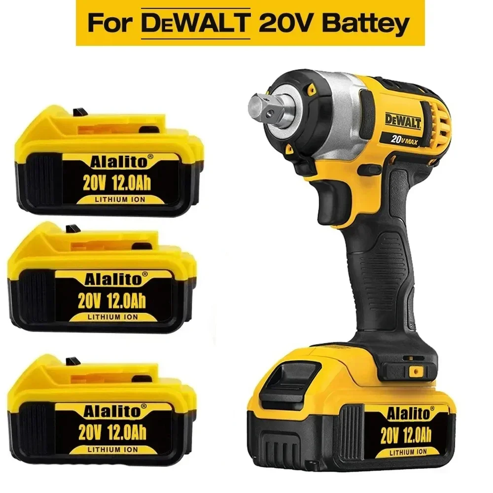 

Оригинальный литиевый сменный аккумулятор DCB200 20 в 12000 мАч для Dewalt 18 в DCB184 DCB200 DCB182 DCB180 DCB181 DCB182 DCB201 DCB206