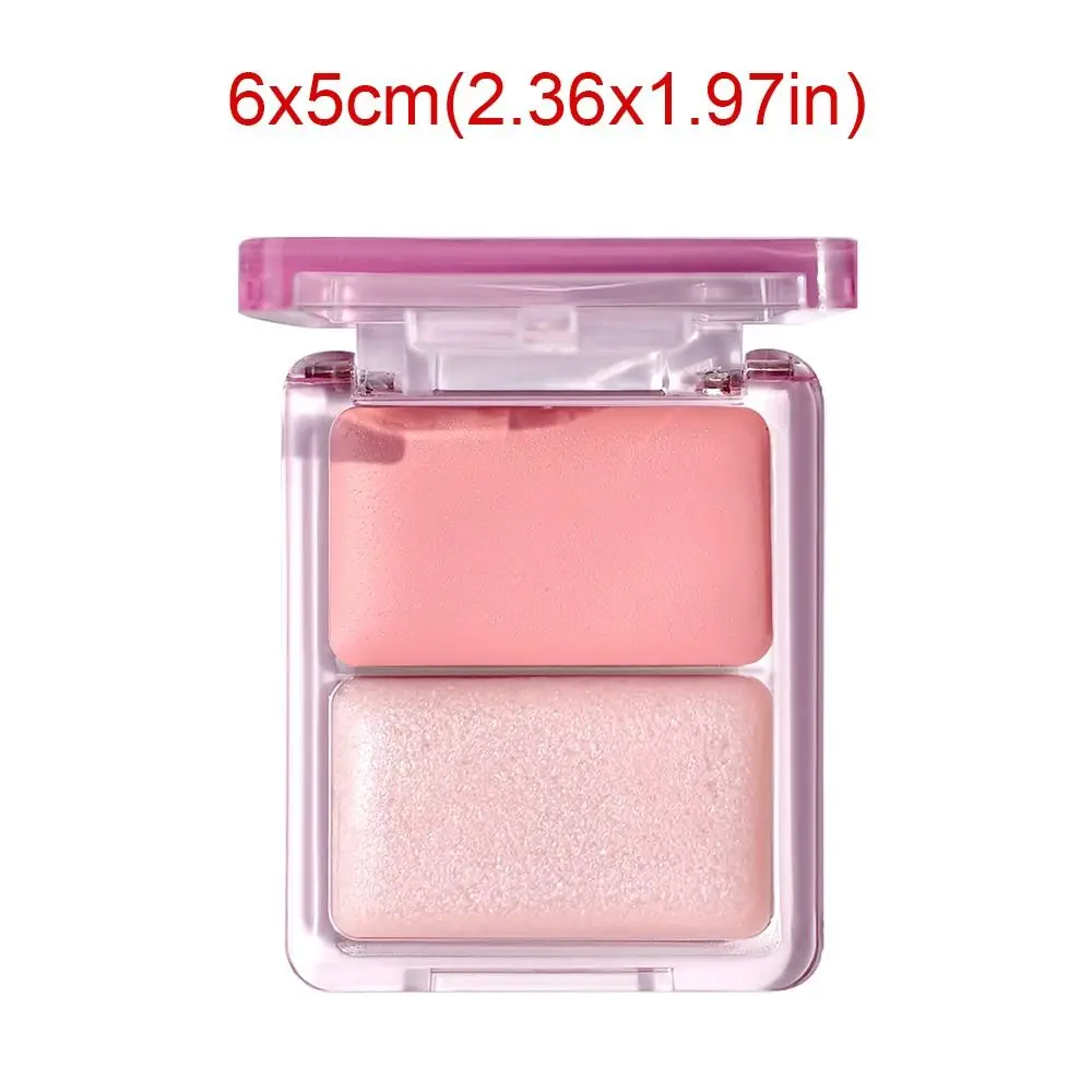 Nuevo Rubor para mejillas ligero con agua de 2 colores, maquillaje hidratante resistente al agua de alto brillo, colorete en crema de larga duración para Maquillaje facial