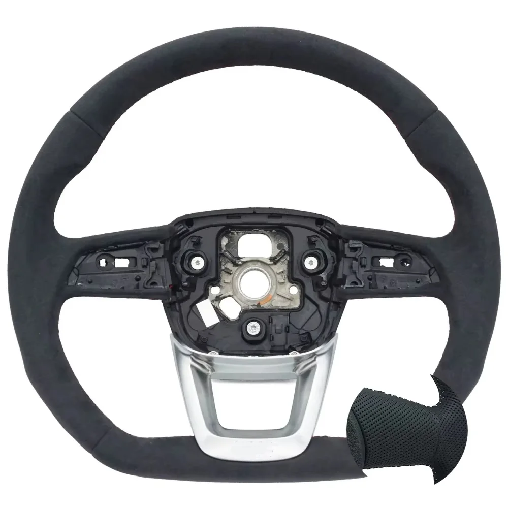 Perforated Leather Steering Wheel for Audi Q5 FY Q7 4M Q8 Multifunctional Steering Wheel image 3