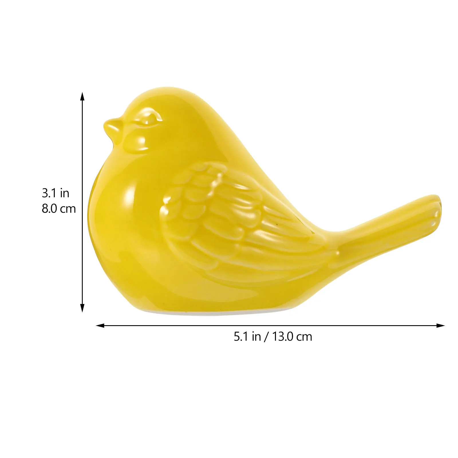 

1Pcs Ceramic Home Decoration Magpie Craft Ornament Desktop Adornment Stylish Tabletop Decorative Accessory Ceramic Magpie