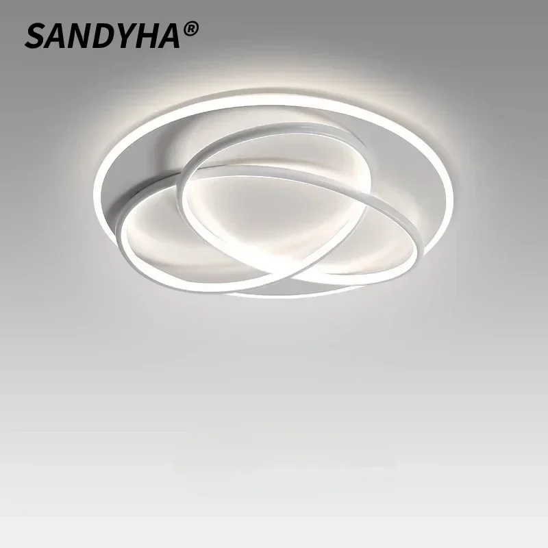 모던 라운드 LED 천장 조명 이미지