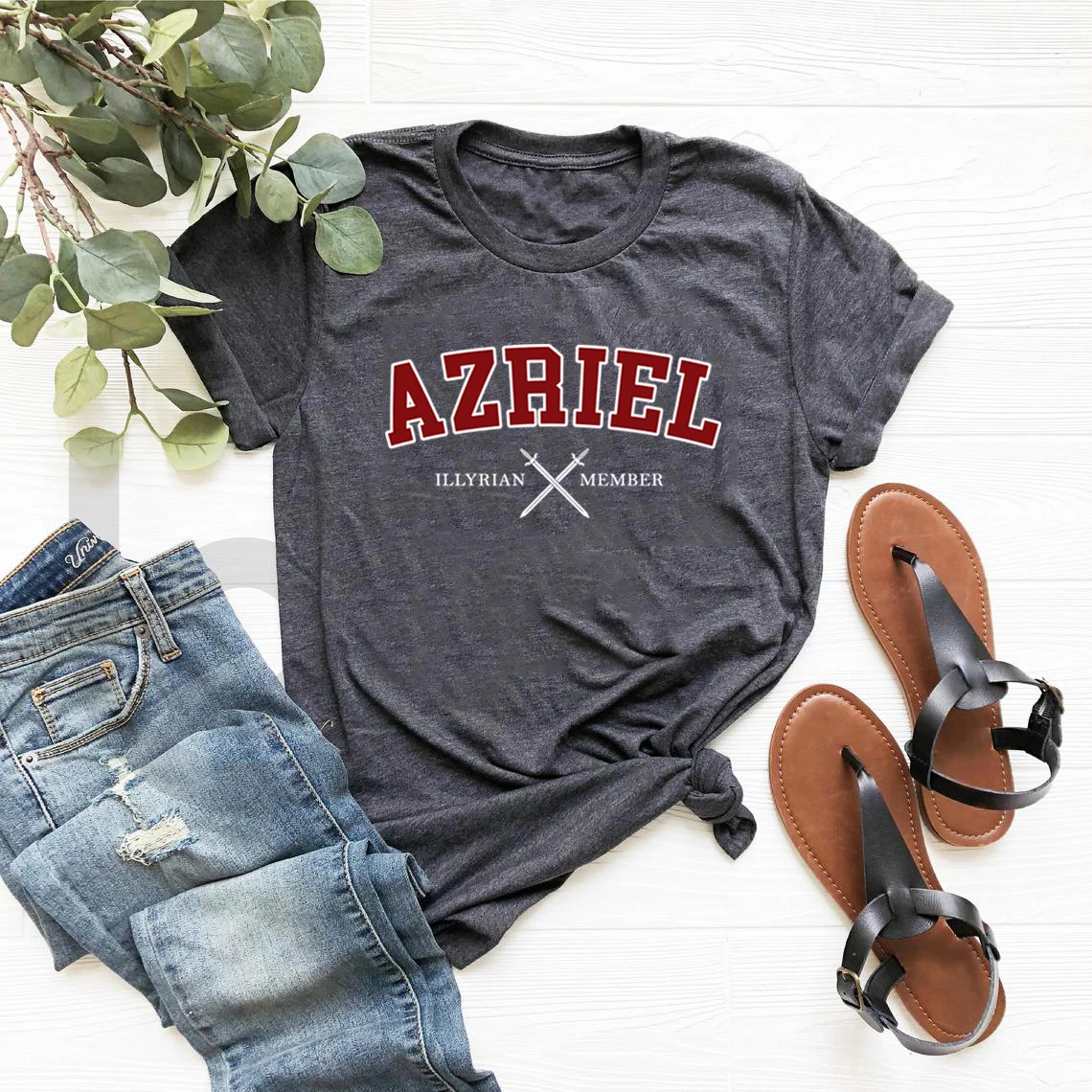 Azriel Shadowsinger ACOTAR T-Shirt Rhysand Tshirt Women Clothes Terrasen Tee Book Lover Apparel SJM Merch Shirt Bookish Gift