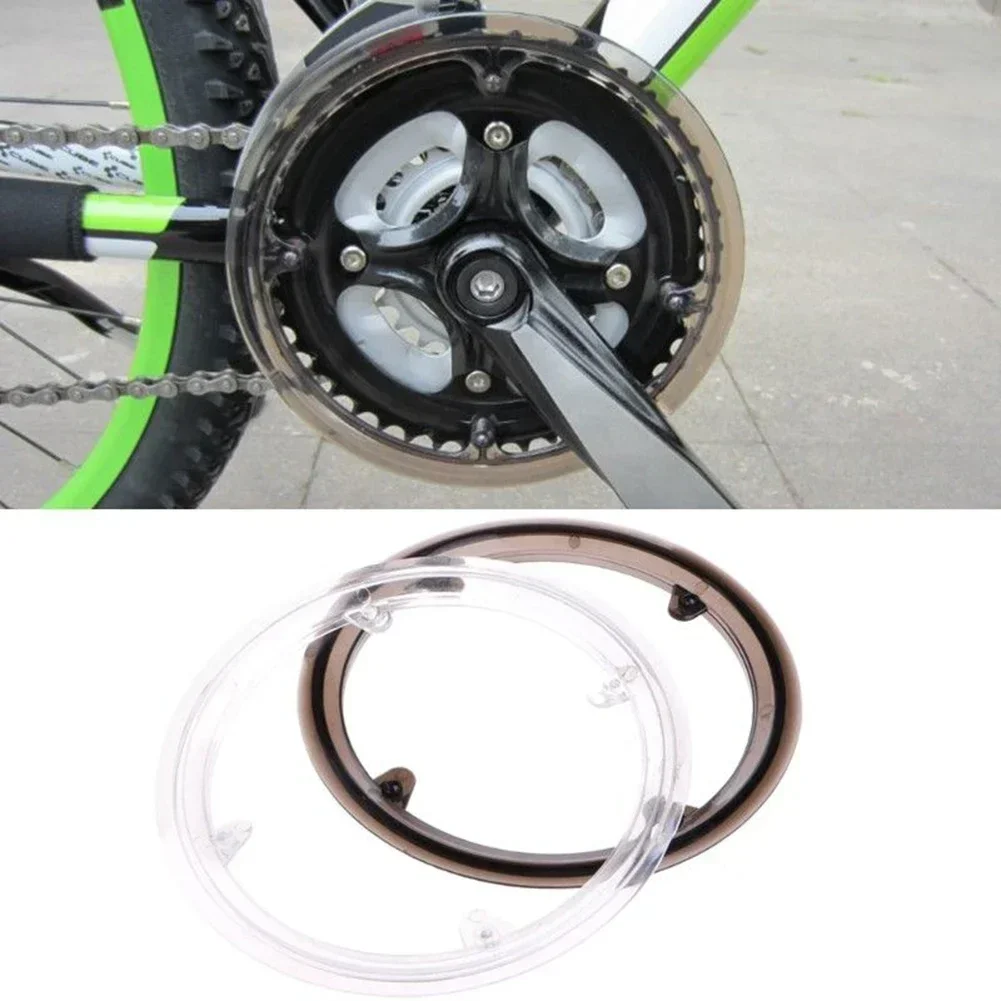 4/8 Holes 42T/48T BIke Crank DIY Cover Bicycle Crankset Chain Wheel Cover Guard Replacement Protector 9.7-10.7 Optional Size