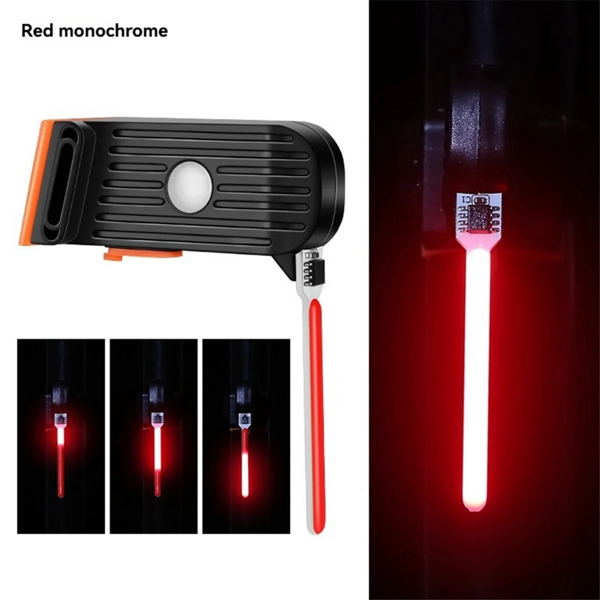 A71P Luces traseras para bicicleta Luces para bicicleta de montaña Luces de conducción nocturna para bicicleta de carretera Luces de advertencia Luces para correr Rojo