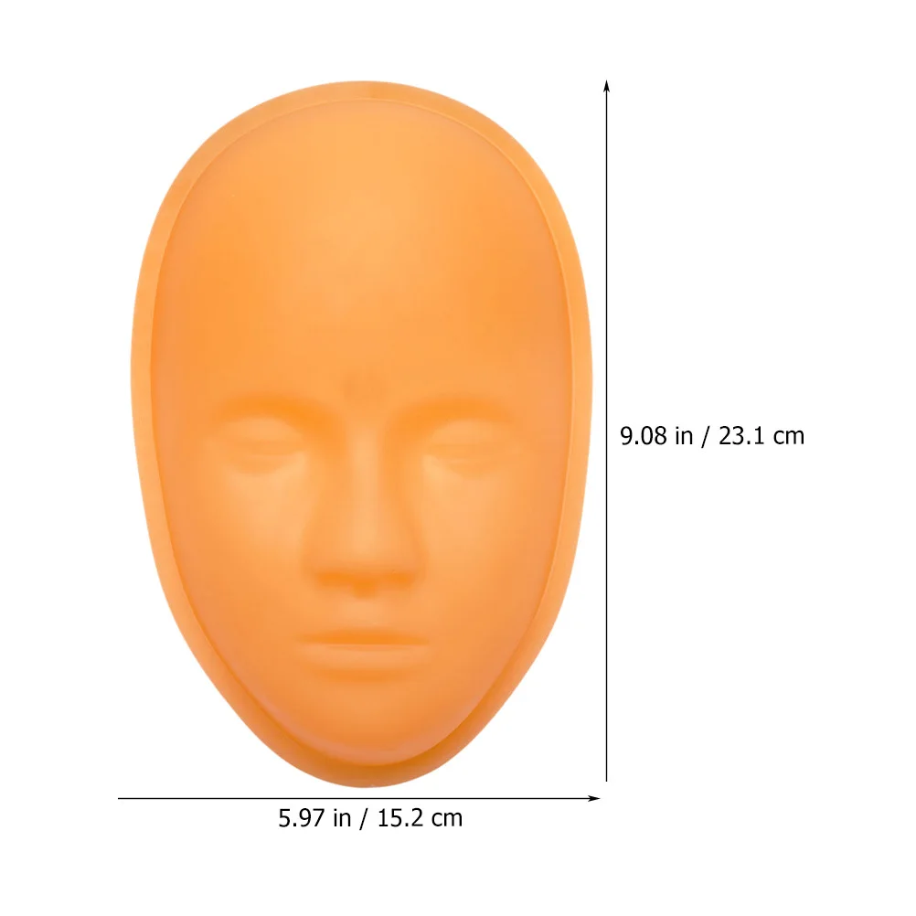 

1Set Eyebrow Tattooing Practice Skin Silicone Fake Face Artificial Mannequin for Makeup Lip Eyeliner Tattoo Training