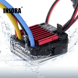 RC Model Car QUICRUN 1060 60A Waterproof Brushed ESC Speed Controller with 6V/3A BEC for 1:10 RC Car Parts