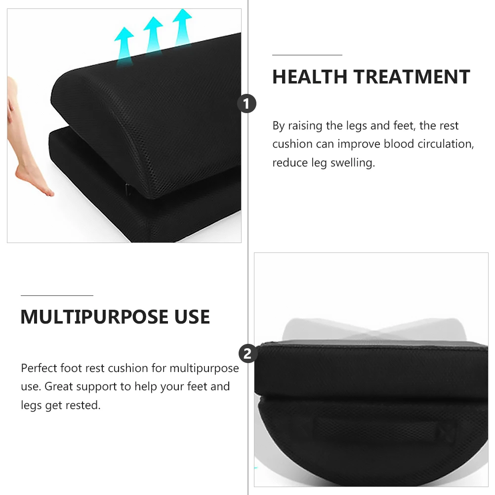 

Adjustable Sponge Foot Rest Cushion Half-Cylinder Footstool Ergonomic Leg Support Pillow For Office Home Improve Blood