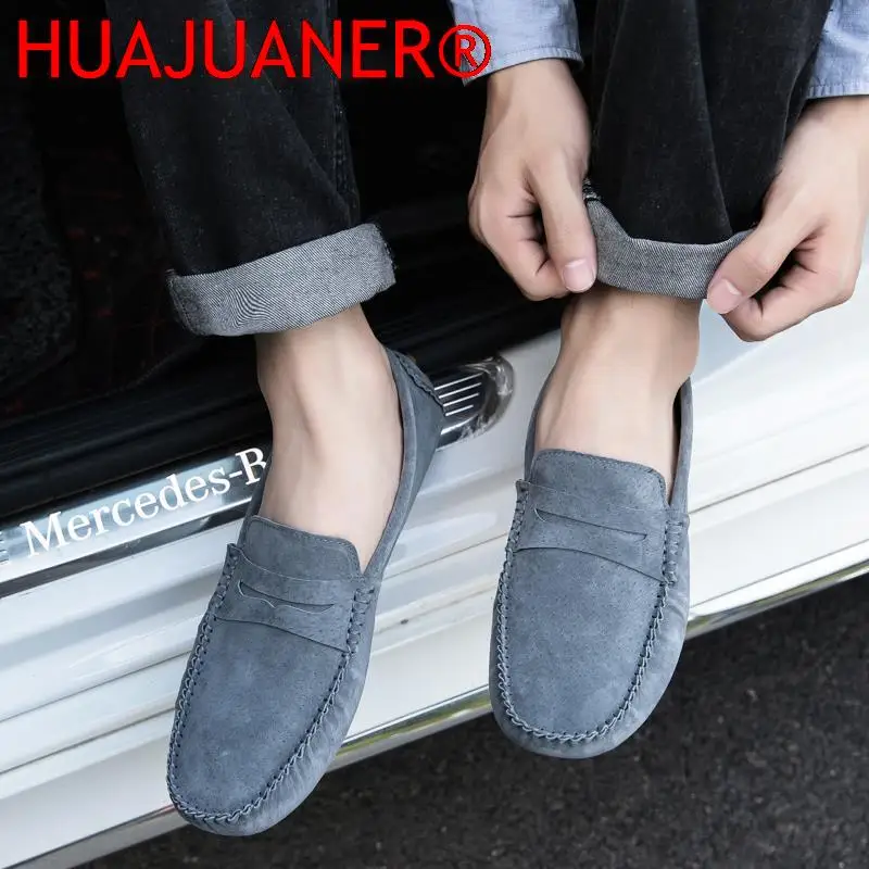 Big Size 38-49 Men Casual Shoes Luxury Moccasins Men's Shoes Genuine Leather New Mens Loafers Slip On Male Flats Driving Shoes