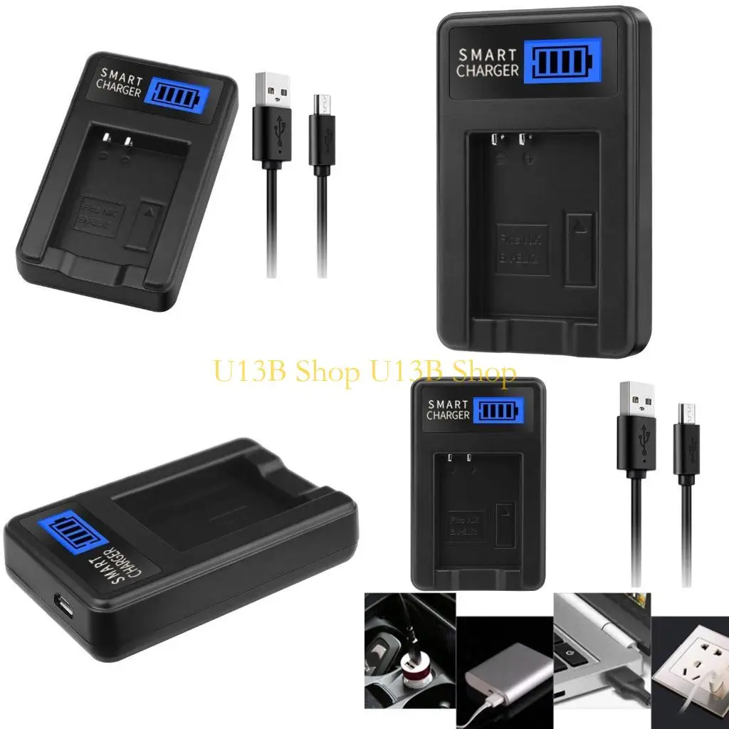 U13B LCD USB EN-EL12 Зарядное устройство для S70 S710 S8000 S800C S8100 S8100