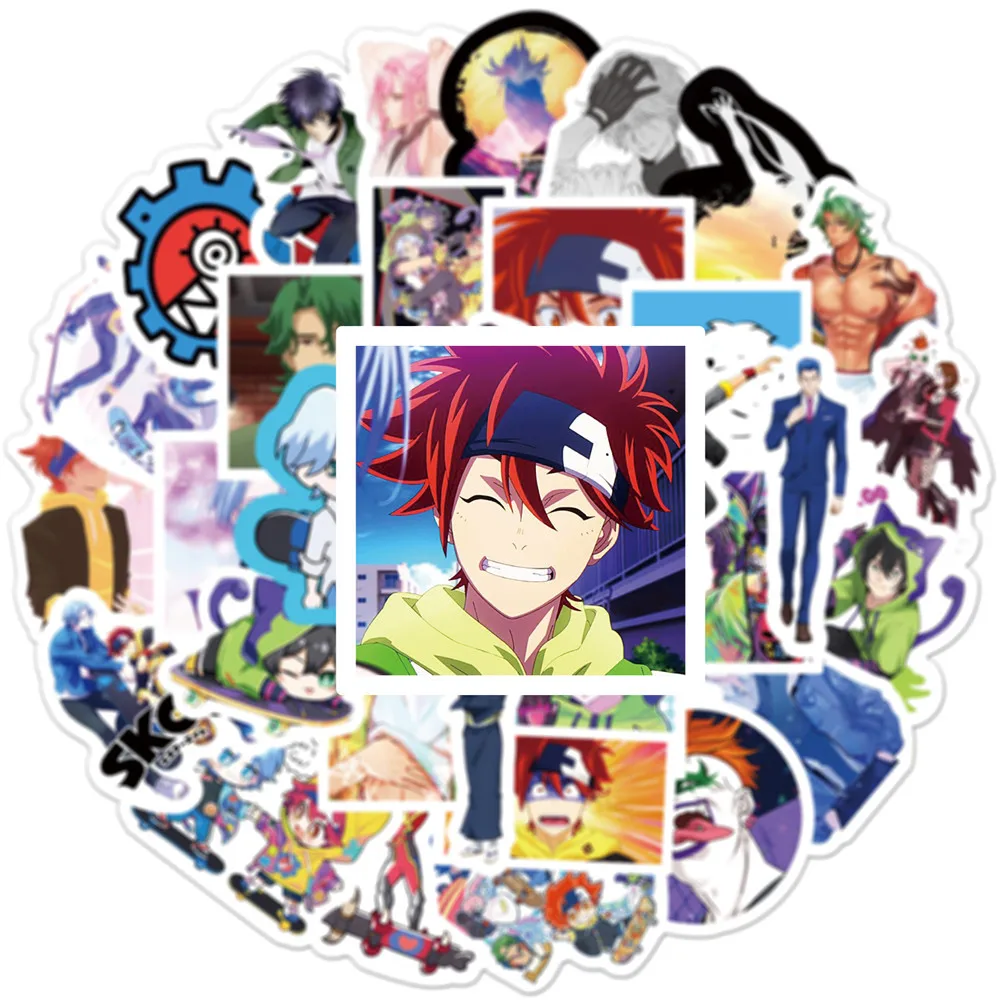 50Pcs Anime SK8 the Infinity Cartoon Graffiti Stickers Travel Luggage Guitar Fridge Laptop DIY  Waterproof Sticker view 4