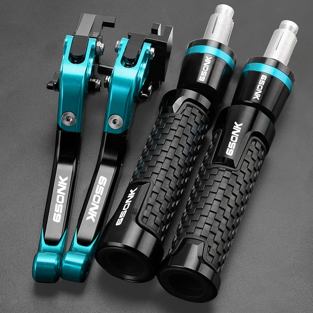 

For CFMOTO CF MOTO 650NK 650 NK 2016-2023 2024 Motorcycle CNC Aluminum Adjustable Brake Clutch Levers Handlebar Hand Grips Ends