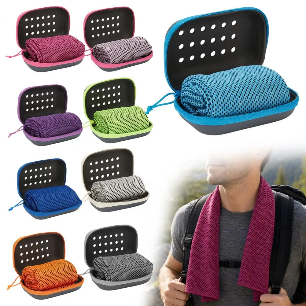 Microfiber Sport Towel Rapid Cooling Ice Face Towel Quick-Dry Beach Towels Summer Enduring Instant Chill Towels For Fitness Yoga