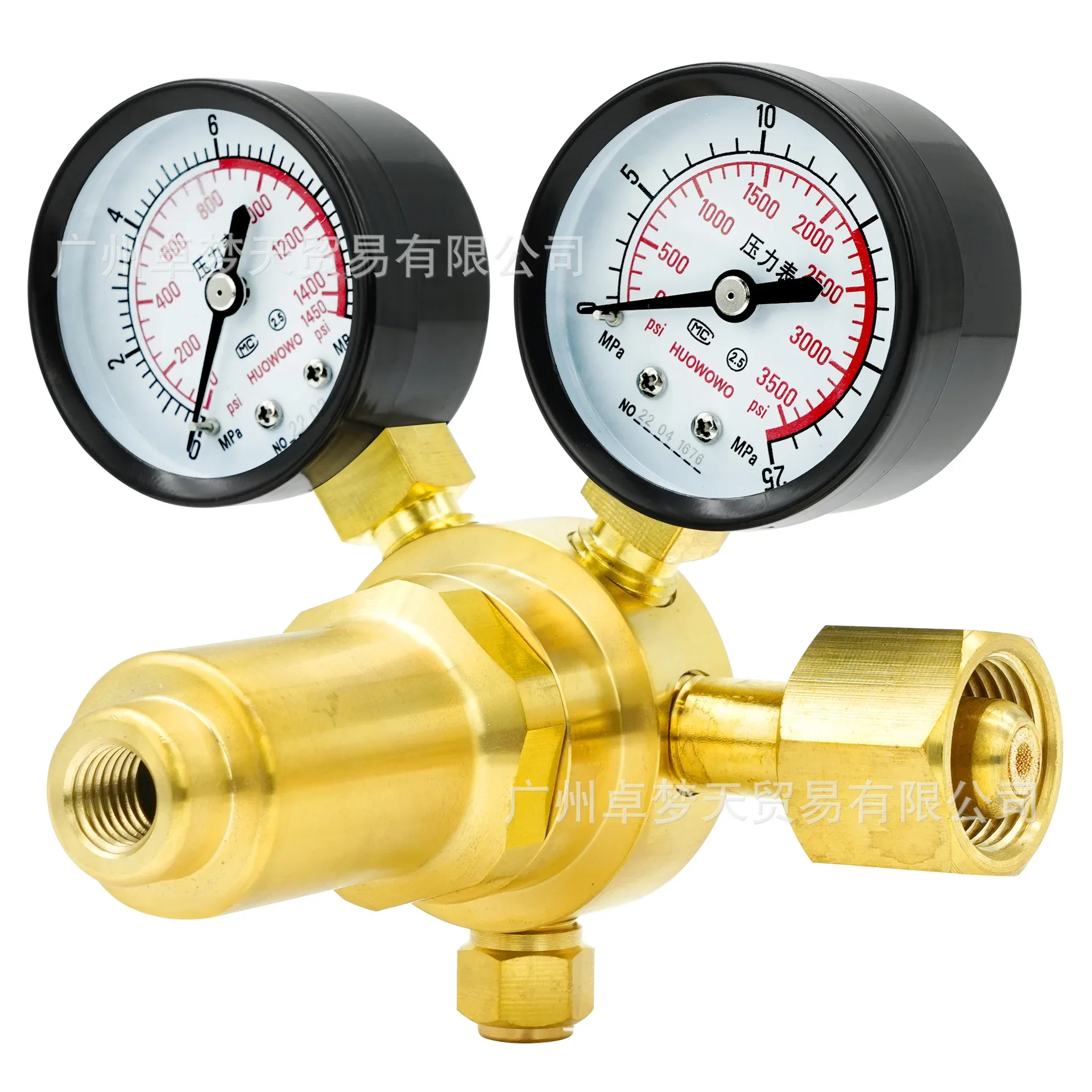 YQD-360 High pressure pipeline large flow pipeline pressure reducer All copper natural gas pressure reducing valve