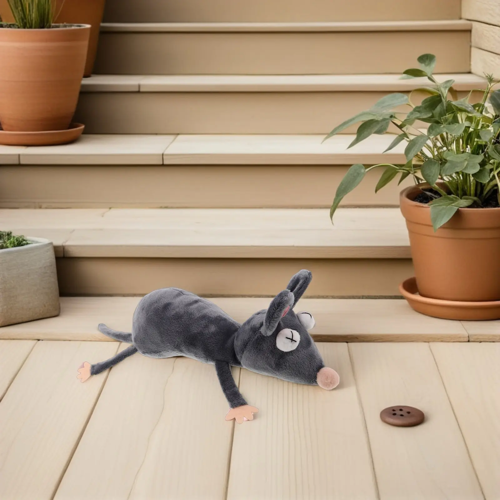 

Funny Mouse Door Stopper Decorative Cute Door Stop for Bedroom Office Dorm Room April Fools Pranks Realistic Mouse Prank Joke