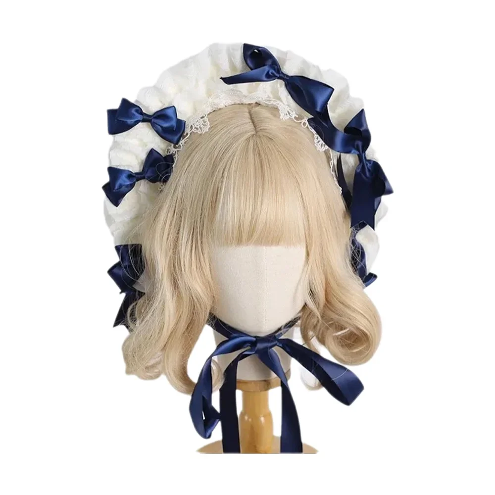 قبعة قش دانتيل لوليتا على الطراز الريفي متعددة الألوان تذكر bnt قبعة من القش على طراز فرنسا #1