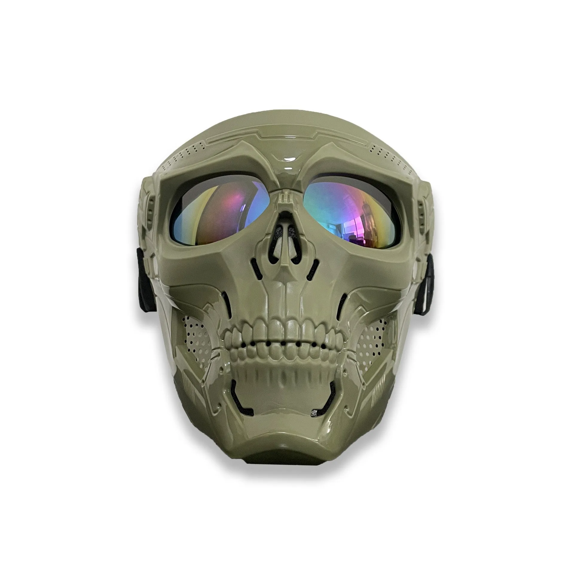 

Motorcycle Helmet Riding Goggles Glasses Anti Fog Detachable Face Mask with ATV Goggles Dirt Bike Motocross Eyewear