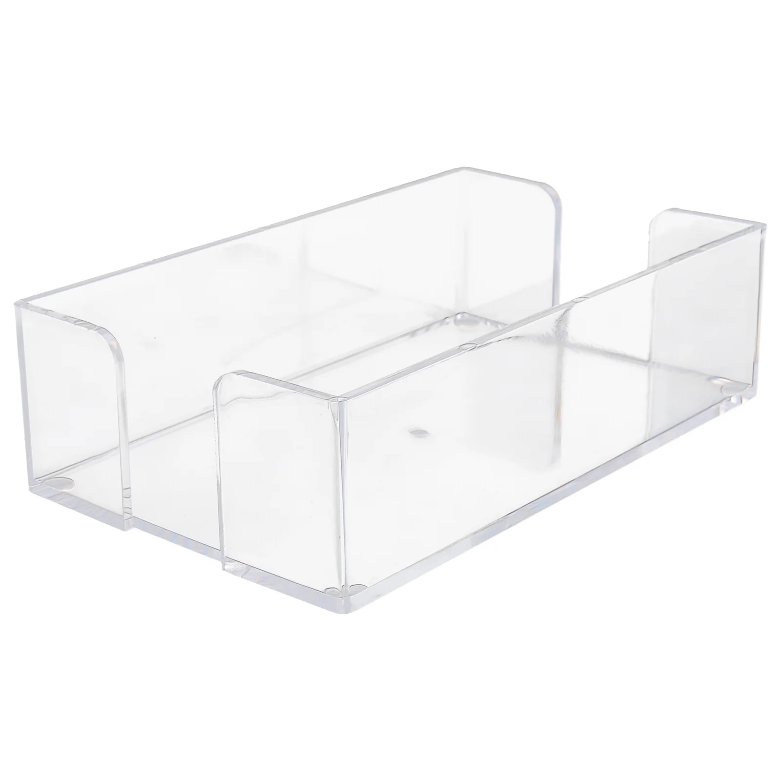 

Rectangular Acrylic Napkin Holder Transparent Tissue Box Holder for Home Restaurant Office Table Modern Napkin Dispenser