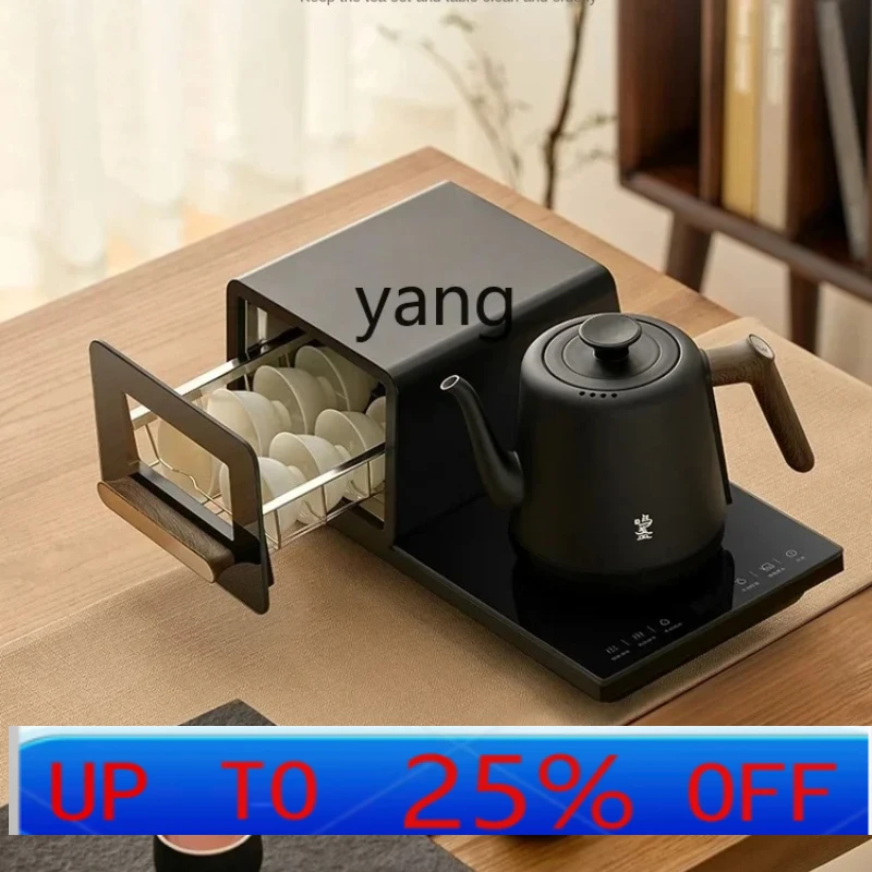 lmm  Automatic Water Feeding Electric Kettle Tea Table Embedded Constant Temperature Tea Stove
