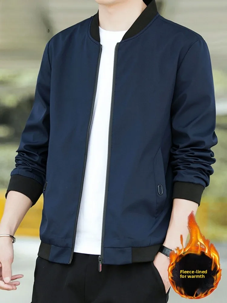 

TUCANO Woodpeer Men's Baseball Collar Jaet Spring Autumn Casual Loose Faionable Polyester Nylon Cosite Fiber