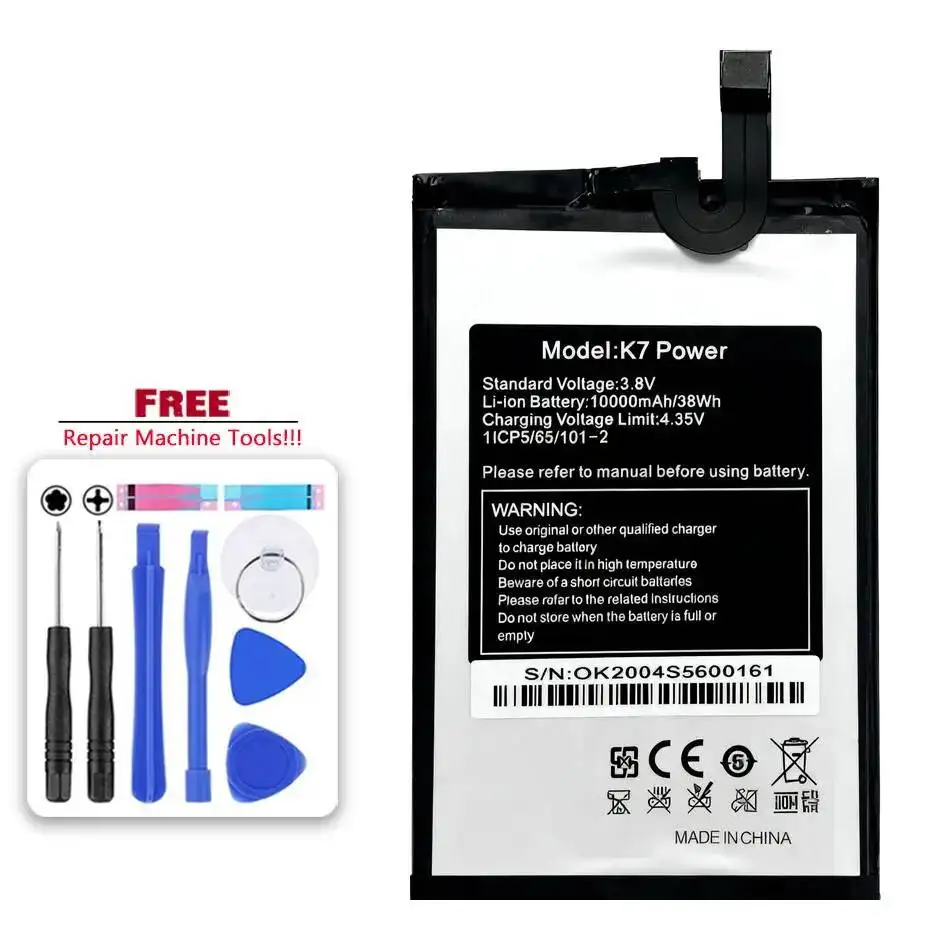 

Fast Charging For Oukitel K7 Power Long Lasting 10000Mah Mobile Phone Battery