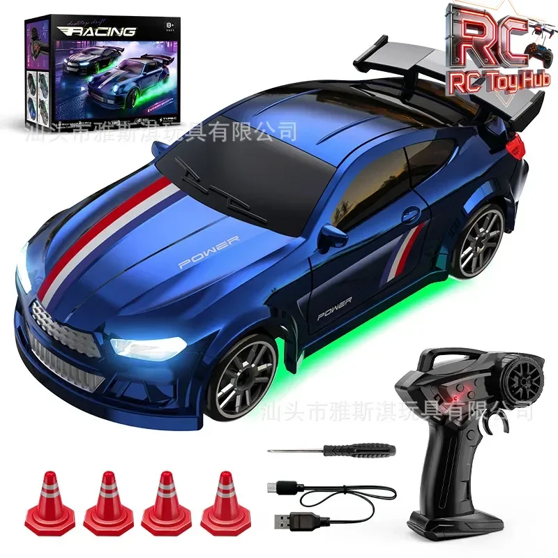 New Arrival 1:64 Mini Drift Rc Car, 4wd Full Proportional Desktop Remote Control Vehicle, High Speed Drift Racing Model, Portabl